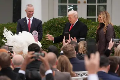 Trump spares turkeys — but not his political opponents — at annual pardoning ceremony