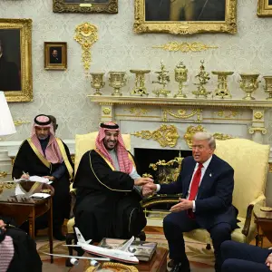 Trump Lauds M.B.S. During White House Visit and Dismisses Khashoggi’s Killing