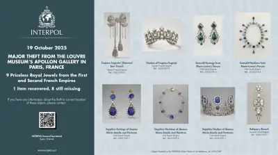 Suspects arrested over the theft of crown jewels from Paris' Louvre museum
