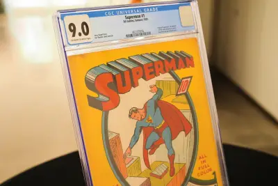 A rare 'Superman No. 1' comic book found in an attic fetches $9.12M