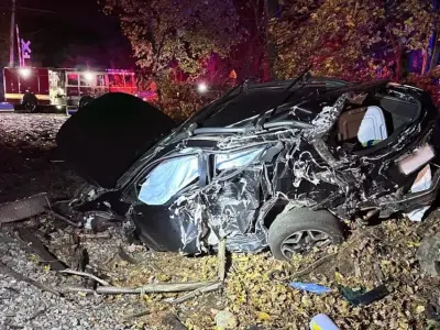 Commuter train plows through car on tracks in Acton