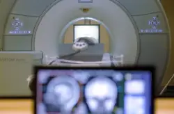 Police are investigating a man's death after he was pulled into MRI machine