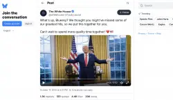 Trump Administration’s First Foray into the Liberal BlueSky Social Media World Goes About as Well as Expected