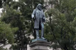 A Confederate statue toppled in Washington, D.C. in 2020 has been reinstalled