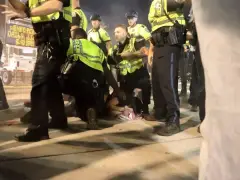 Felony riot charges dropped against Oct. 7 pro-Palestinian protestors, now facing misdemeanors