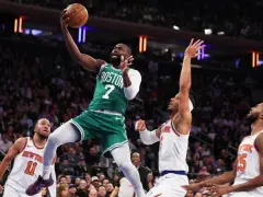 Jaylen Brown, Celtics struggle early, can’t finish rally in loss to Knicks: 8 takeaways